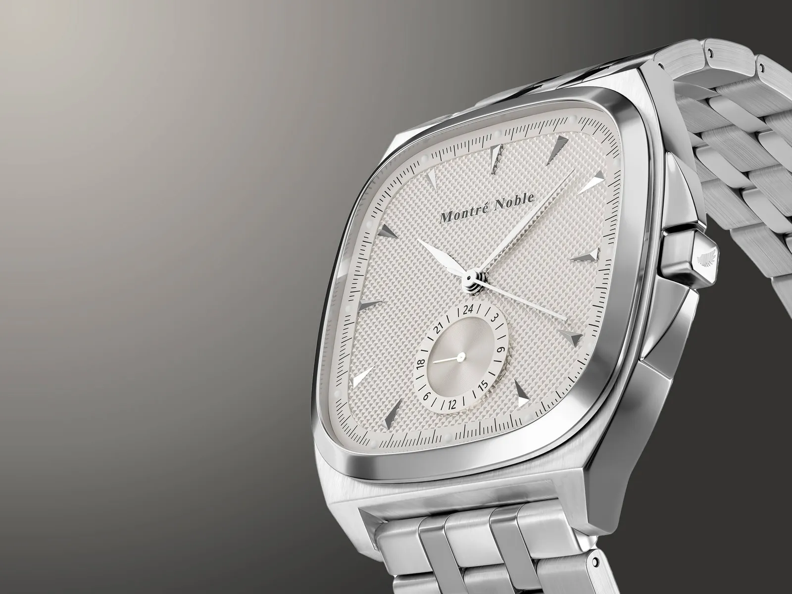 3D product animation and exploded view CGI of Montré Noble luxury watch